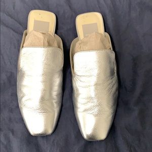 Dolce vita silver mules
